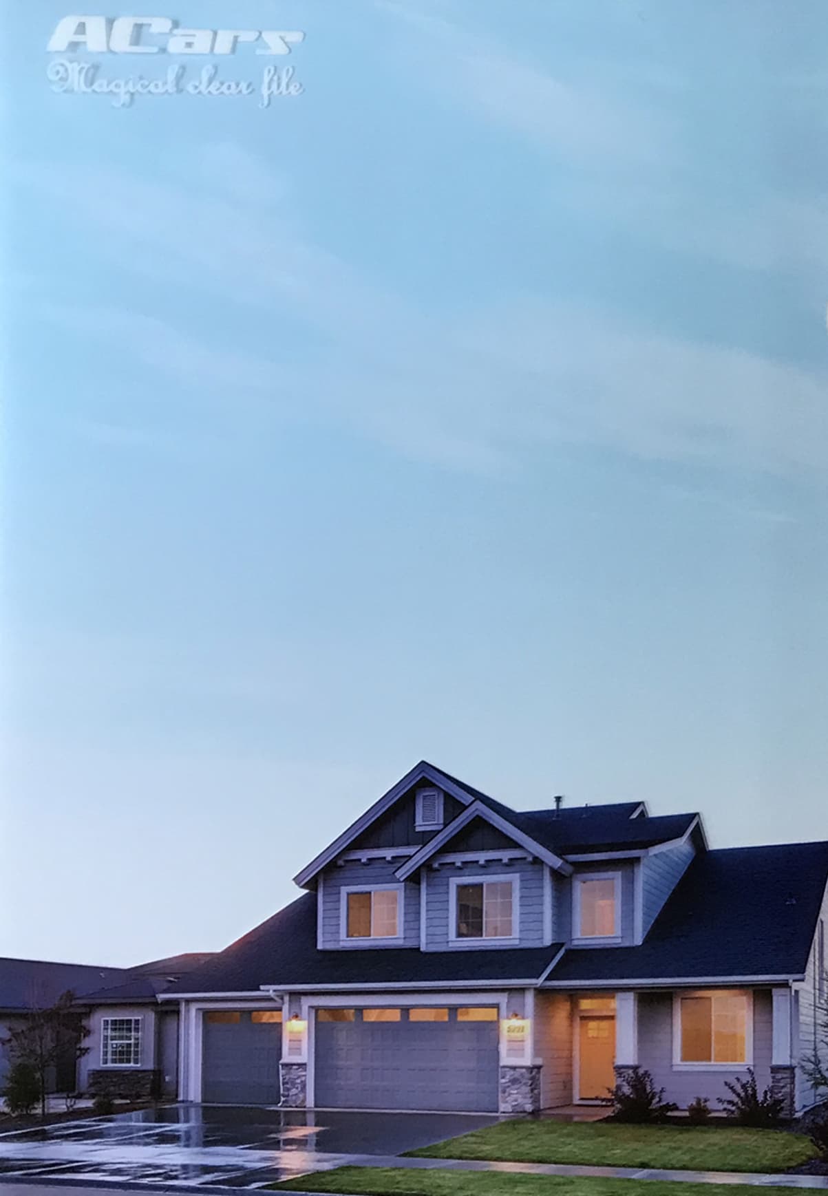 昼背景の住宅